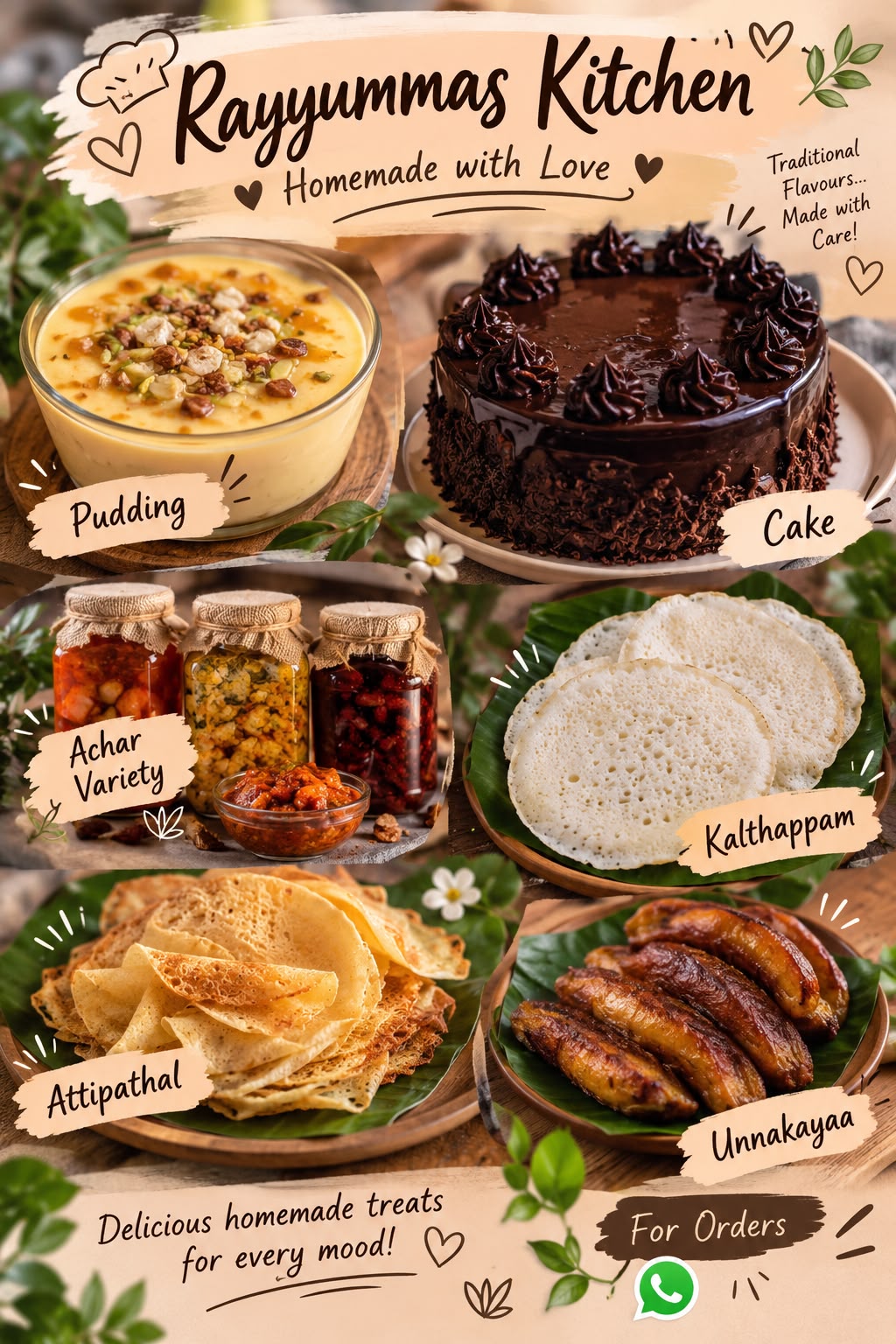 Homemade food from Rayyummas Kitchen